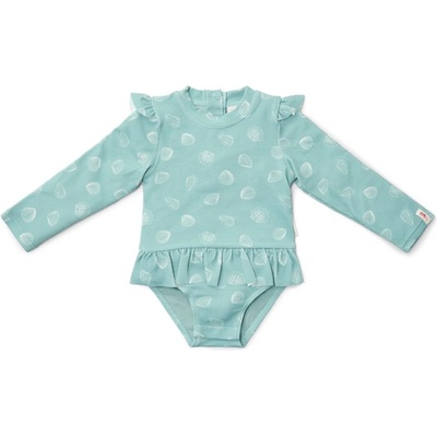 Little Dutch Бебешки цял бански костюм с дълъг ръкав Little Dutch - Ocean Treasureurf Surf Blue, 62/68 cm, 2-6 м (CL25038659)