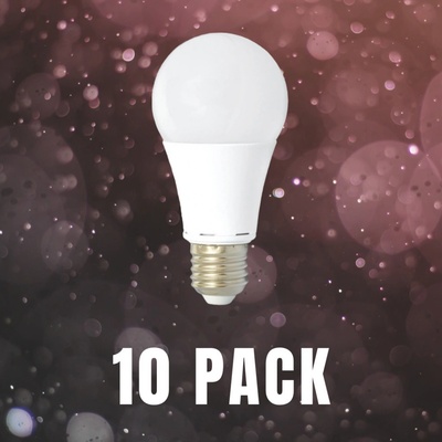 Ecolite LED žárovka E27 A60 teplá bílá 10W 980Lm