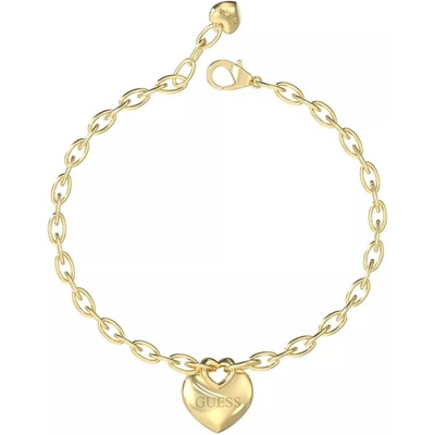 Guess Nežný pozlátený náramok Crazy In Love JUBB05217JWYG 18,5 cm