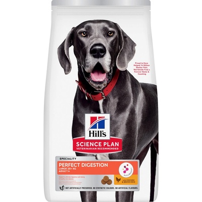 Hill's Science Plan Perfect Digestion granule pre veľké dospelé psy 14 kg