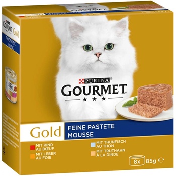 Gourmet Gold jemná variace chutí 8 x 85 g