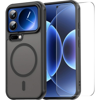 Xiaomi ENKAY HAT PRINCE Магнитен Калъф за Xiaomi 17 Pro - PC+TPU, Матов, Със стъкло, Ultrasonic, 4 цвята