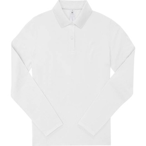 B&C Collection B&c my polo 180 lsl women / Дамска поло риза с дълъг ръкав - бяла xxl (01w46200105)