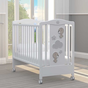 Bambino Casa Бебешко легло Bambino Casa - Giochi divertenti, Бял (2525) - ozone