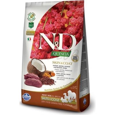 N&D Grain Free Quinoa Skin & Coat Venison 0,8 kg