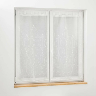 Biele voálové záclony v súprave 2 ks 60x90 cm Galactee – douceur d'intérieur