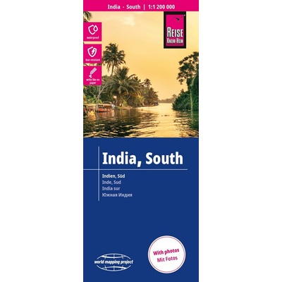 mapa India south 1:1,2 mil.