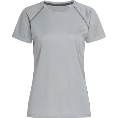 Stedman mesh team raglan st8130 / Дамска спортна риза раглан - сребриста xl (st8130sigxl)