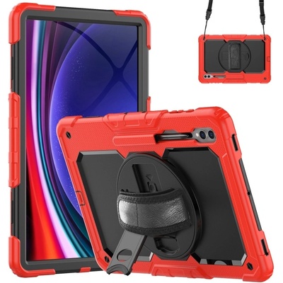 Vsetkonamobil 65153 SOLID 360 Obal pre Samsung Galaxy Tab S9 Ultra / Tab S10 Ultra červený