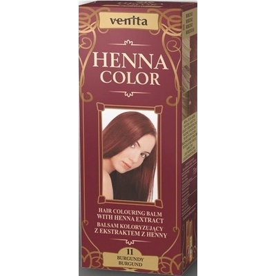 Venita Henna Color barvící balzám na vlasy 11 Burgundy 75 ml