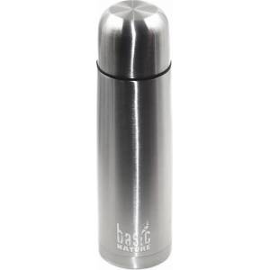 BasicNature Термо бутилка Basic Nature Insulated Bottle - Steel - размер 1, 0 l (533-0883-0112)