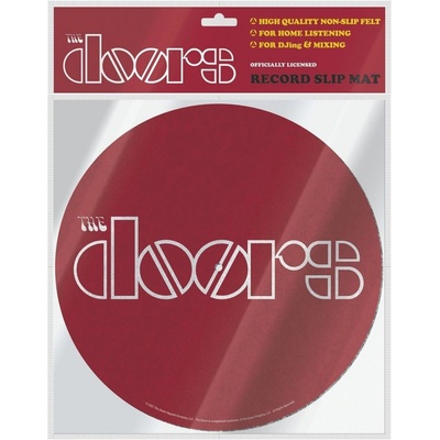 CurePink Podložka na talíř gramofonu The Doors: Logo průměr 30,5 cm GP85860 – Hledejceny.cz