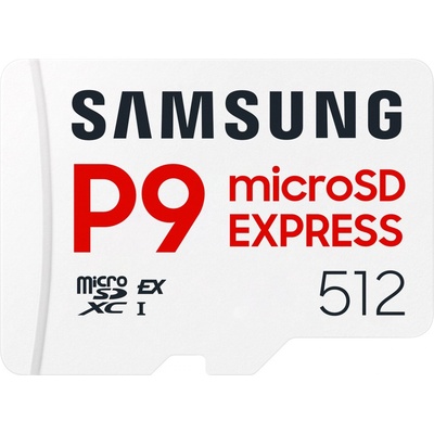 Samsung microSDXC P9 Express 512GB UHS-I/U3/V30 (MB-MK512T/WW)