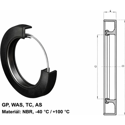 Gufero GP 20x35x10