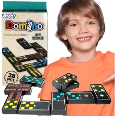 Woopie domino rodinná logická hra, 28 kameňov