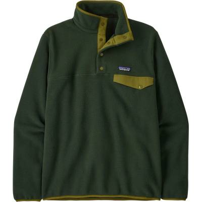 Patagonia Мъжки поларен пуловер Patagonia Lightweight Synch Snap-T P/O Fleece jumper - Old Growth Green - размер XL (005-4270-3815)