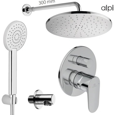 Ideal Standard Set 2 - Sprchový systém s podomietkovou pákovou batériou, komplet, Chróm IS Set 2