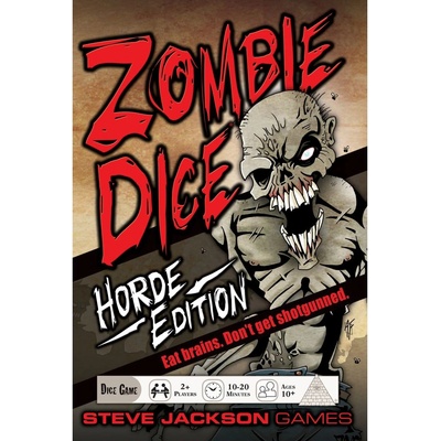 Steve Jackson Games Настолна игра Zombie Dice: Horde Edition - парти (BGBG0001391N)