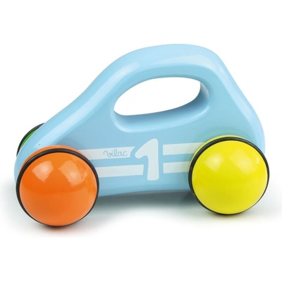 Vilac Dřevěné auto do ruky modrá
