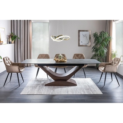 Signal Dolce Ceramic šedý mramor ořech 180x240x95x76 – Sleviste.cz