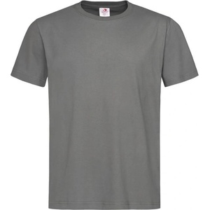 Stedman comfort 185 / Мъжка тениска от плътен памук - истинско сиво xl (st2100rgyxl)