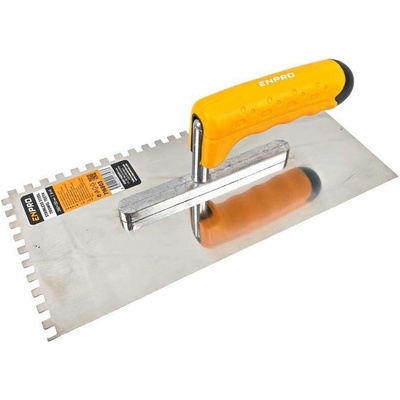 Hladítko nerez, zub 6 mm, 280 x 130 mm, gumová rukojeť, ENPRO
