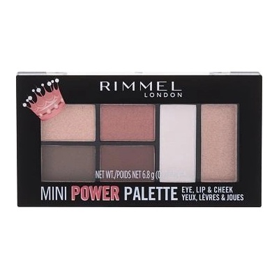 Rimmel London Mini Power Palette dekorativní kazeta 003 Queen 6,8 g