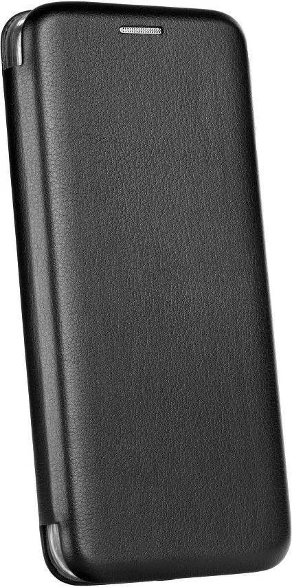 Forcell Кожен Калъф за LG K10 2017, Forcell Elegance Book Case, Черен (5901737416971)