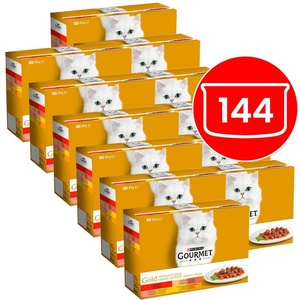 Gourmet Консерва Gourmet GOLD - парчета в сос, 144 x 85 г