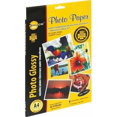 Fotopapír pro laser.tisk A4 200g 20ks lesklý 150-1378