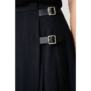 Barbour плисирана пола с вискоза (LSK0174NY99)