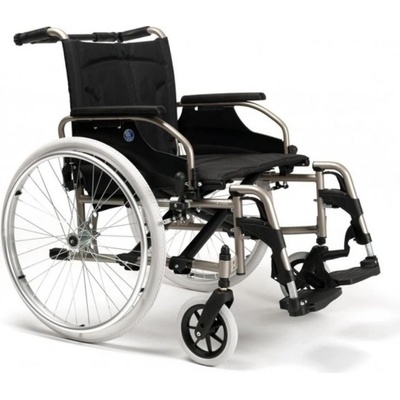 Vozík mechanický zesílený V100 XL—Šířka sedu 56 cm