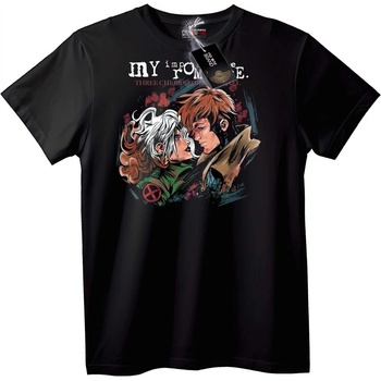 NOONEBRAND Тениска X-Men Любовна История - 5XL, Black