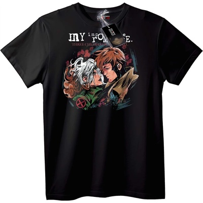 NOONEBRAND Тениска X-Men Любовна История - 5XL, Black