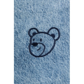 Inbetweeners Дънков къс панталон Inbetweeners в синьо с изчистен дизайн S5TWUABE008 (S5TWUABE008)