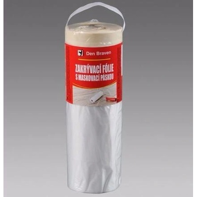 DEN BRAVEN folie zakrývací s lepící páskou 1,1m*33m B914FOL