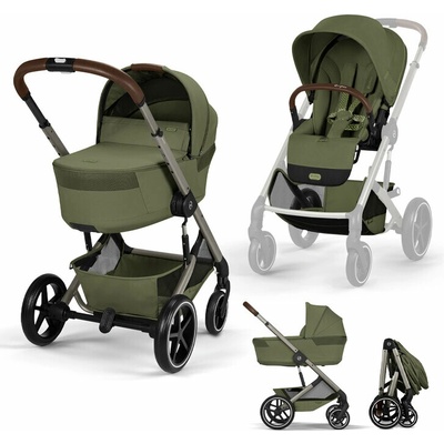 Cybex Balios S Lux incl. Foldable Cot Gold Moss Green 2026