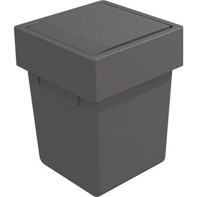 Gollinucci Kôš na dvere 5 l s otočným vekom, antracit 174x176x229