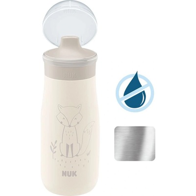 Nuk fľaša Mini Me Sip nerez 300 ml béžová