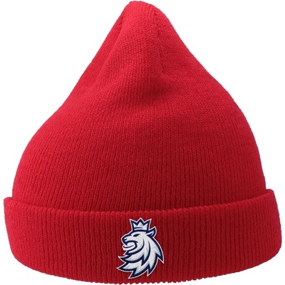 kulich dětský červený Wind beanie s výšivkou loga