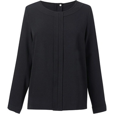 Brook Taverner dámska blúzka s dlhým rukávom BR802 Black