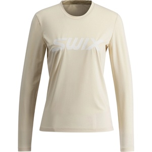 Swix Дамска тениска Swix Women's Relay L/S Running shirt - Chalk - размер XL (916-6647-0215)