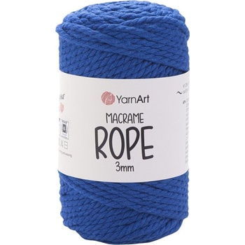 YARNART Macrame Rope 3 mm 63 m 772 Royal Blue юта (Macrame Rope 3 mm 772)