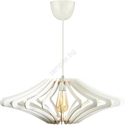 ASIR GROUP Пендел 1xE27/60W/230V бял Ø 47 см бял (AS0405)