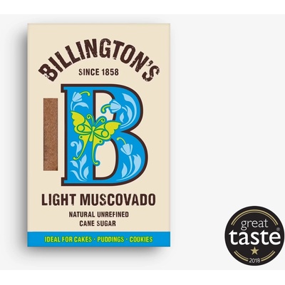 Billington's Světlý třtinový cukr Muscovado 500g – Zboží Dáma