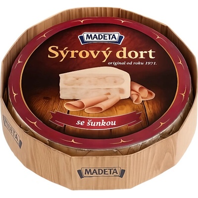 Madeta Sýrový dort se šunkou 1400 g – Zbozi.Blesk.cz