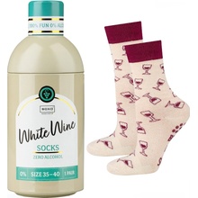 Soxo dámske ponožky White Wine Púder