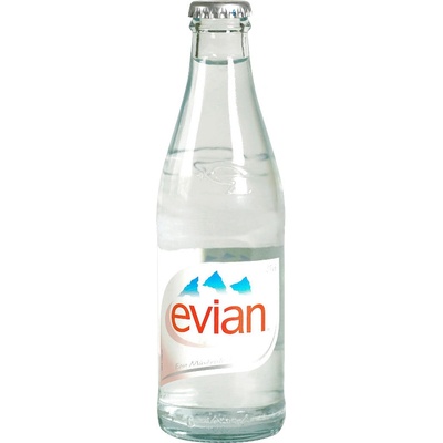 Evian 330 ml sklo