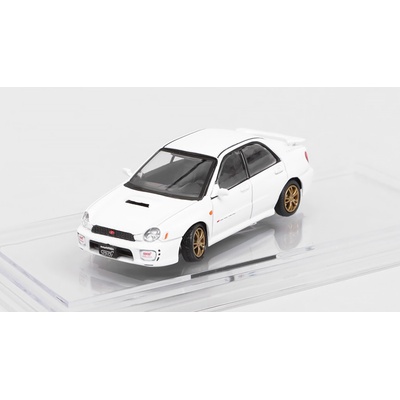 BM Creations Subaru Impreza WRX STi 2001 bílá 1:64