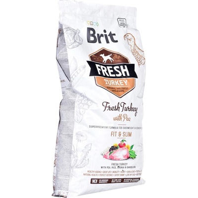 Brit BRIT Fresh Turkey & Pea Fit & Slim Храна за кучета, суха, с пуешко и грах